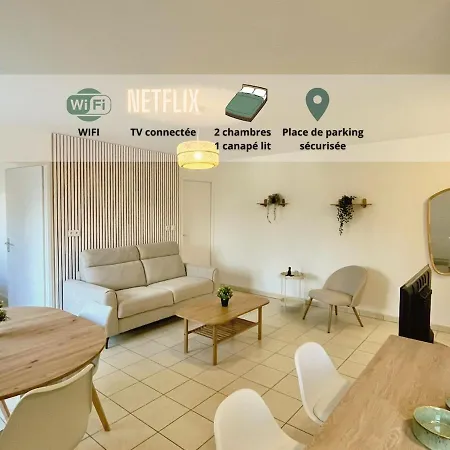 L'écrin Lensois - 57 M2 - 6 Personnes - Parking Lens