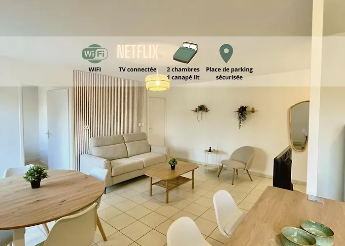 L'écrin Lensois - 57 M2 - 6 Personnes - Parking Lens
